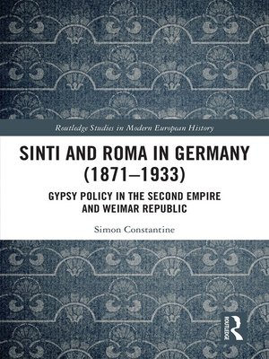 cover image of Sinti and Roma in Germany (1871-1933)